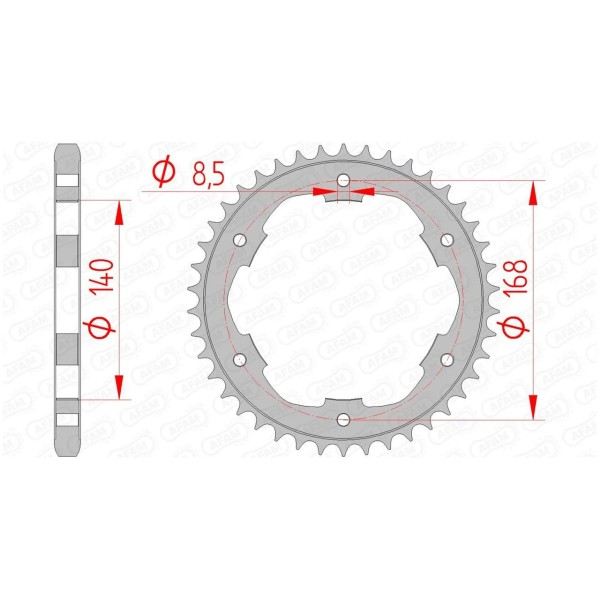 Couronne AFAM 41 dents 