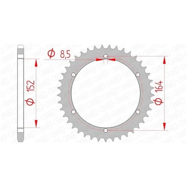 Couronne AFAM 40 dents 