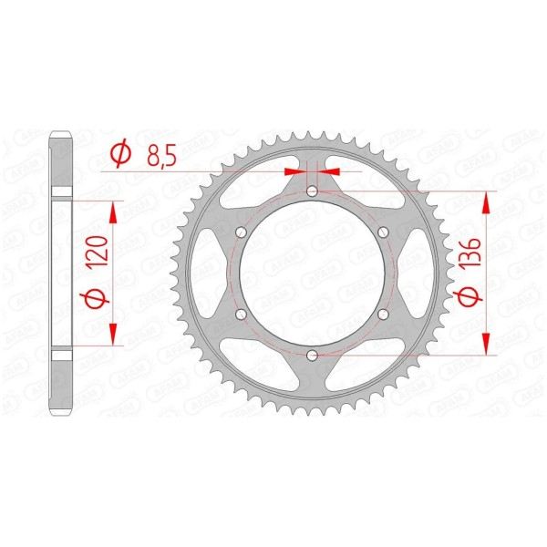 Couronne AFAM 47 dents 