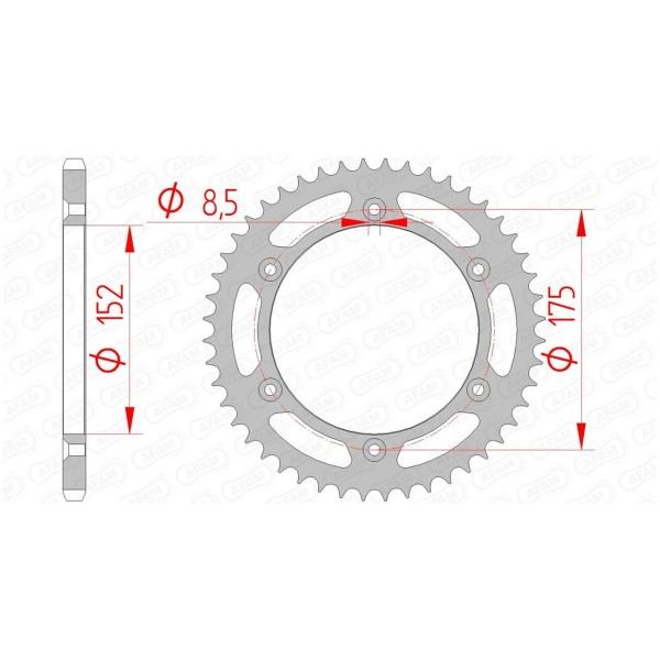 Couronne AFAM 46 dents 