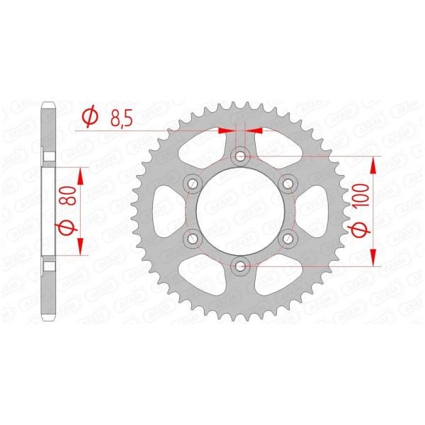 Couronne AFAM 48 dents 