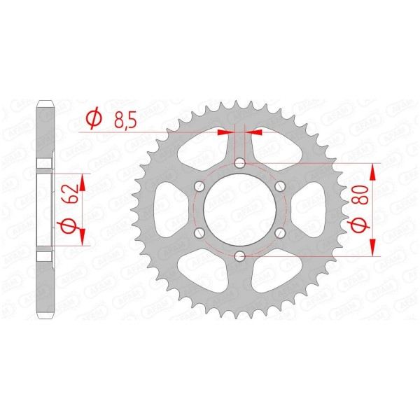 Couronne AFAM 37 dents 