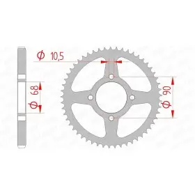 Couronne AFAM 53 dents 