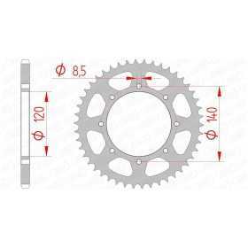 Couronne AFAM 44 dents 