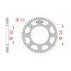Couronne AFAM acier standard 16600 - 520