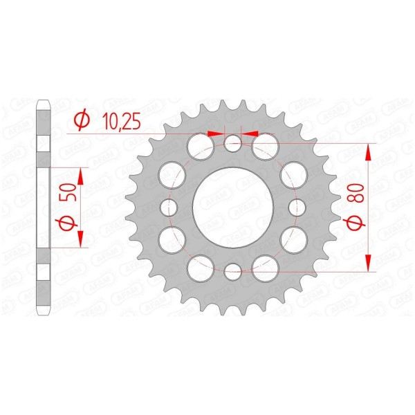 Couronne AFAM 42 dents 