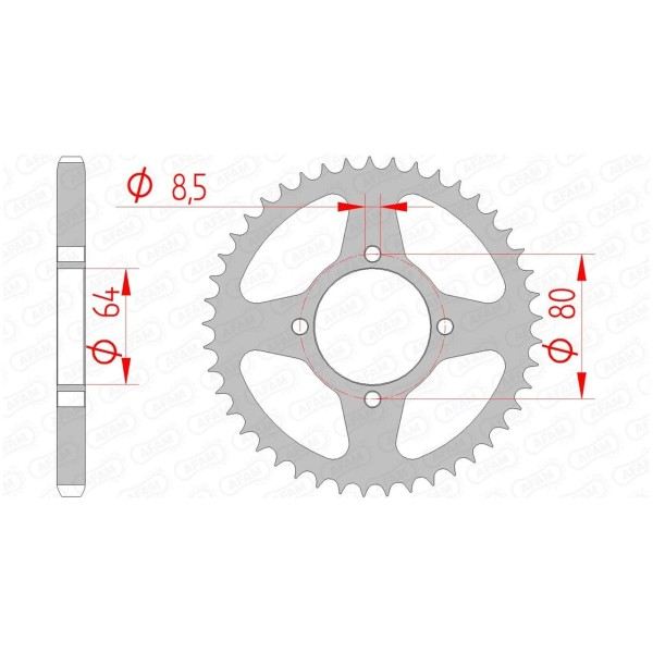 Couronne AFAM 39 dents 