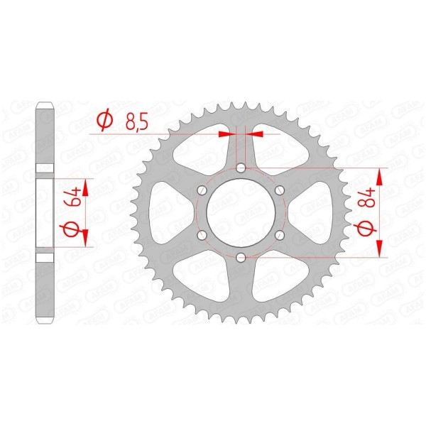 Couronne AFAM 47 dents 