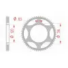 Couronne AFAM acier standard 12313 - 428