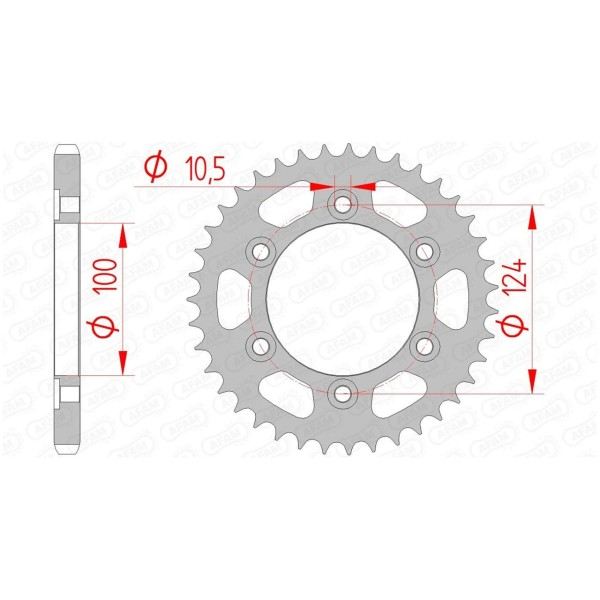 Couronne AFAM 39 dents 