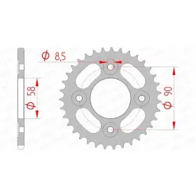 Couronne AFAM 35 dents 