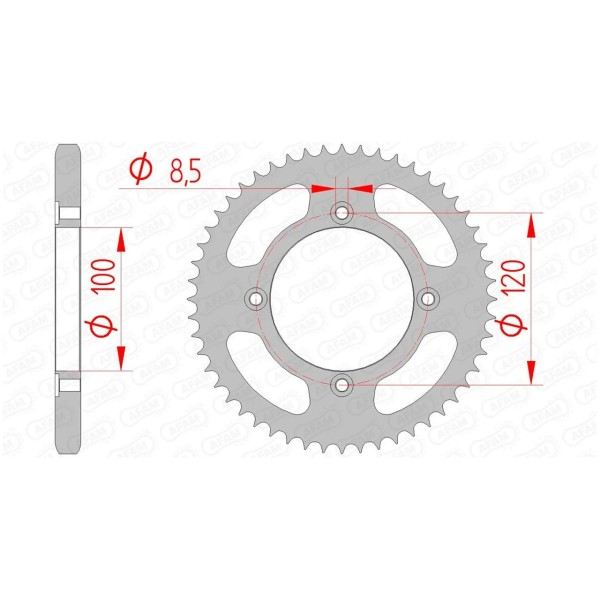 Couronne AFAM 50 dents 