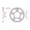 Couronne AFAM acier standard 10504 - 525