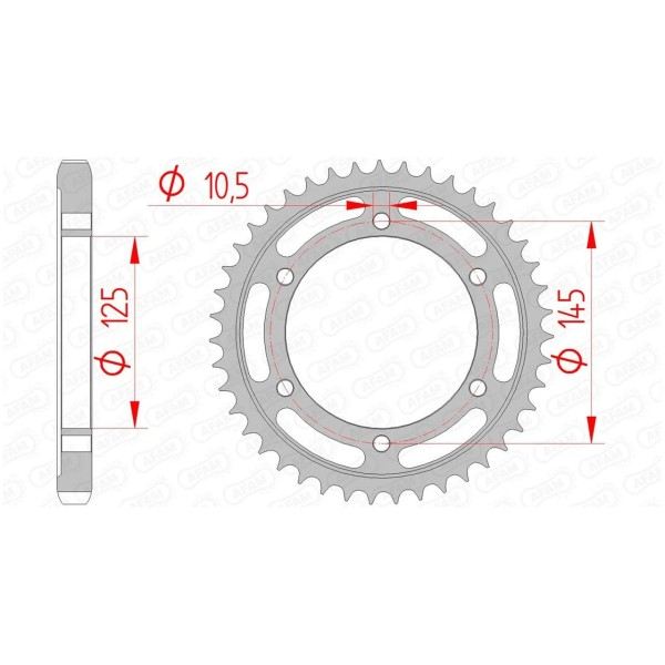 Couronne AFAM 45 dents 