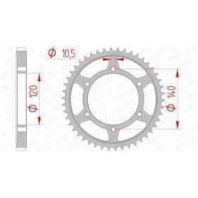 Couronne AFAM 39 dents 