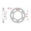 Couronne AFAM acier standard 12600 - 530