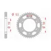 Couronne AFAM acier standard 16502 - 530