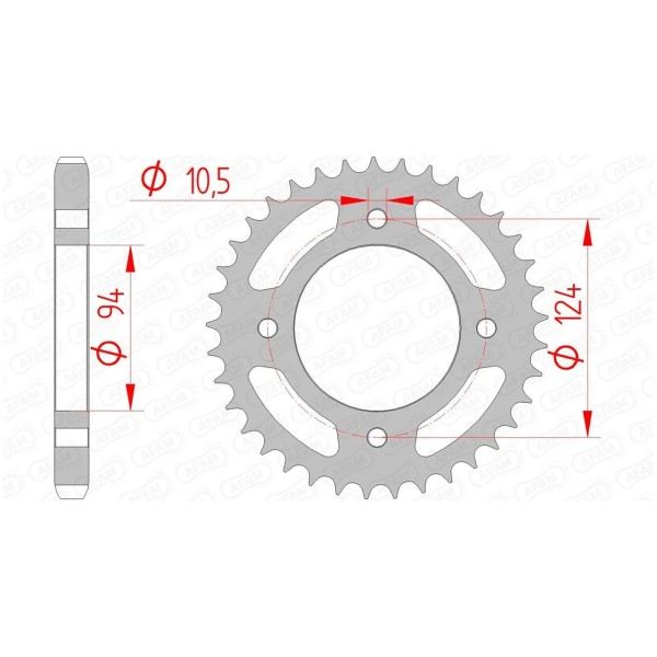 Couronne AFAM 34 dents 