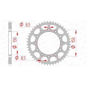 Couronne AFAM acier standard 12323 - 520