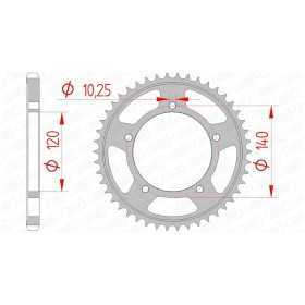 Couronne AFAM 43 dents 