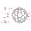 Couronne AFAM acier standard 50801 - 525
