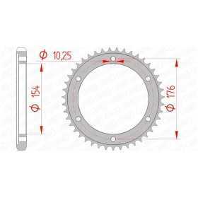 Couronne AFAM 43 dents 