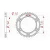 Couronne AFAM acier standard 14501 - 520
