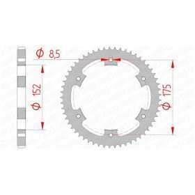 Couronne AFAM 53 dents 