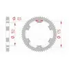 Couronne AFAM acier standard 12207 - 428