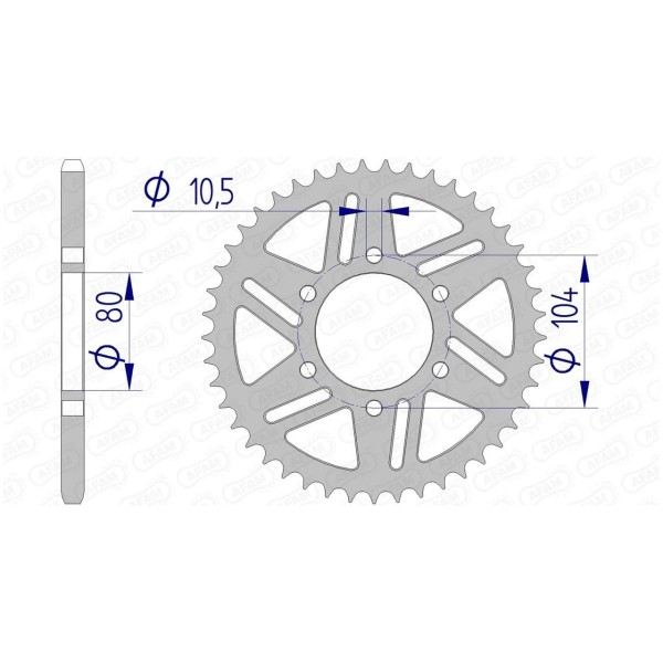 Couronne AFAM 41 dents 