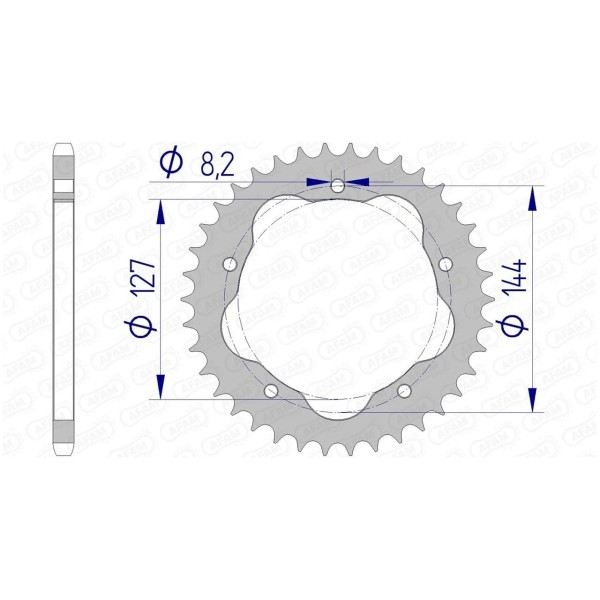 Couronne AFAM 42 dents 