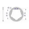 Couronne AFAM aluminium 51607 - 520