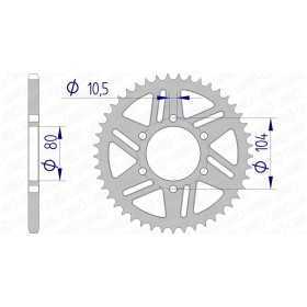 Couronne AFAM 43 dents 