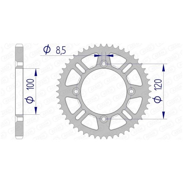 Couronne AFAM 48 dents 