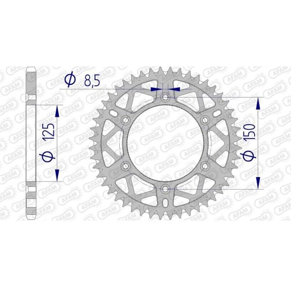 Couronne AFAM 51 dents 