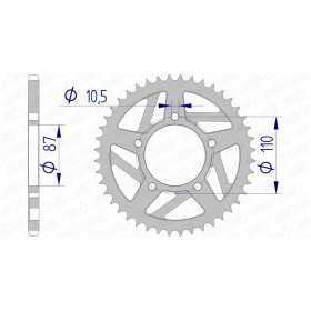 Couronne AFAM 46 dents 