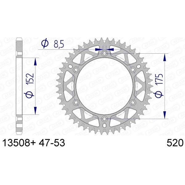 Couronne AFAM 48 dents 