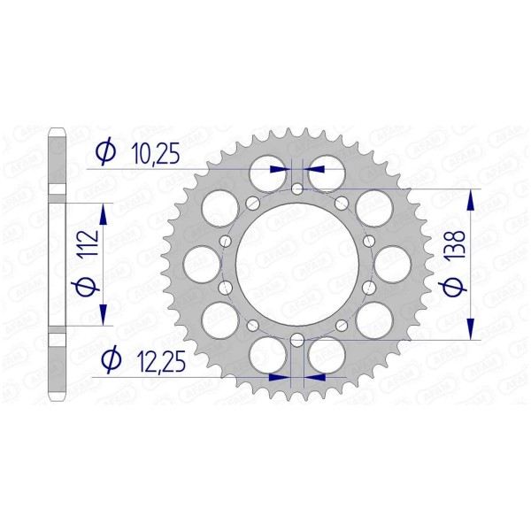 Couronne AFAM 48 dents 