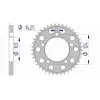 Couronne AFAM aluminium 72801 - 525