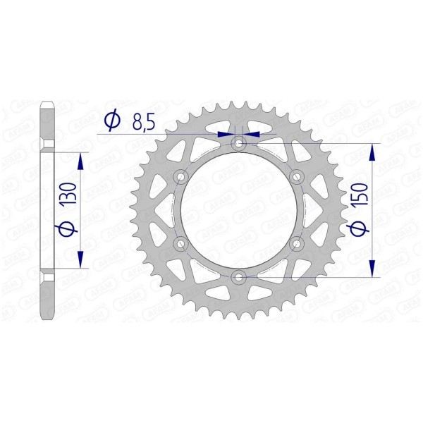 Couronne AFAM 50 dents 