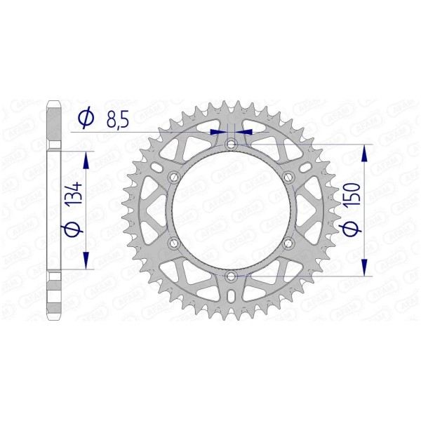 Couronne AFAM 49 dents 