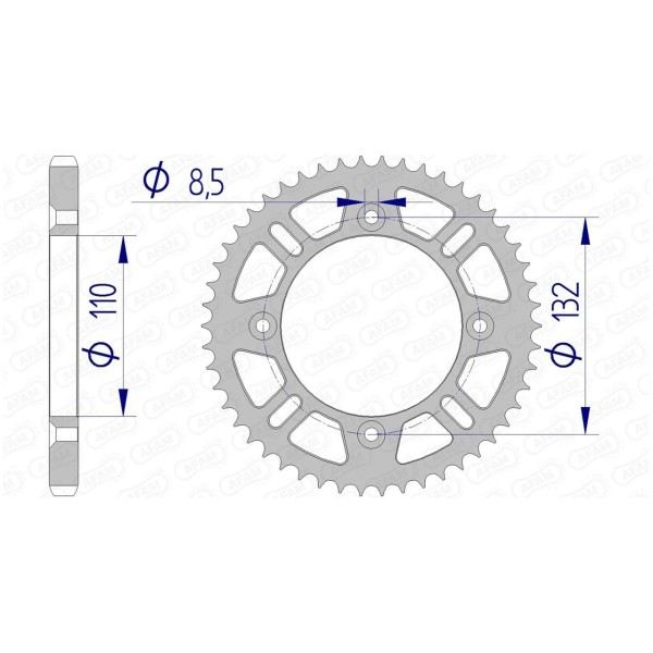 Couronne AFAM 49 dents 