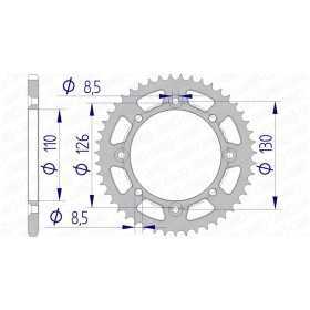 Couronne AFAM 46 dents 