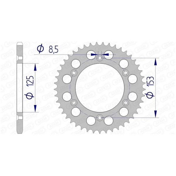 Couronne AFAM 42 dents 