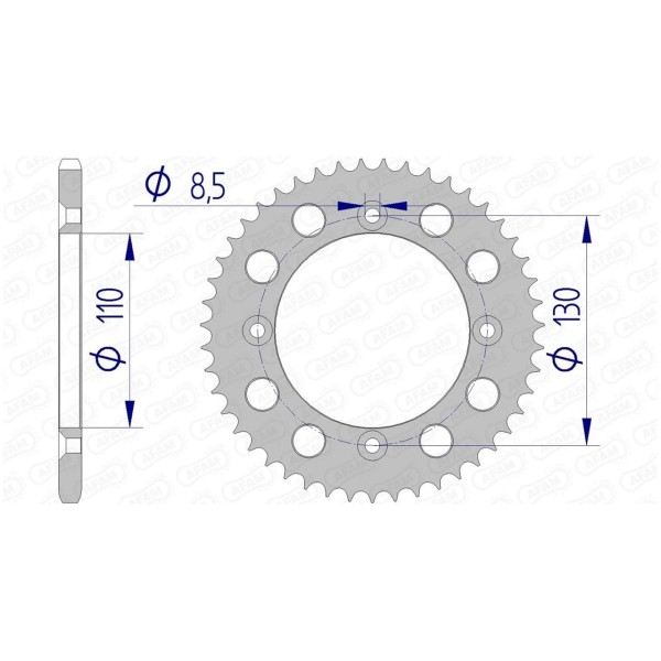 Couronne AFAM 55 dents 