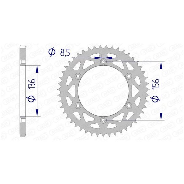 Couronne AFAM 50 dents 