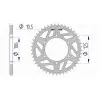 Couronne AFAM aluminium 87606 - 520