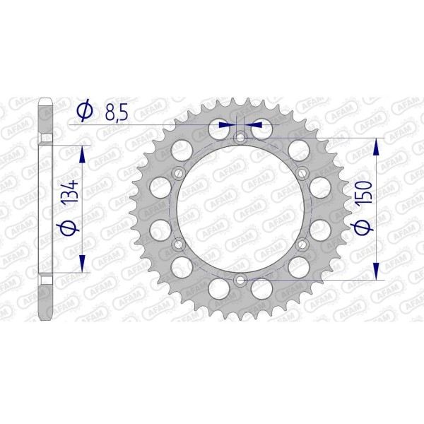 Couronne AFAM 44 dents 