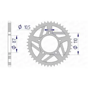 Couronne AFAM 39 dents