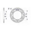 Couronne AFAM aluminium 15206 - 520